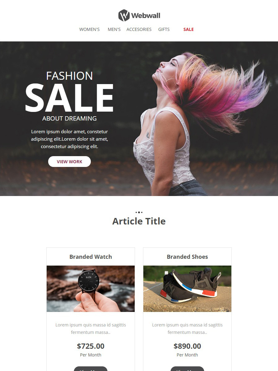 Online Shopping Template